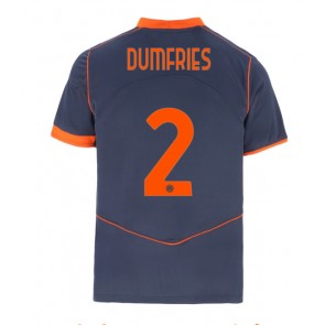 Inter Milan Denzel Dumfries #2 Replika Tredjetrøje 2025-26 Kortærmet